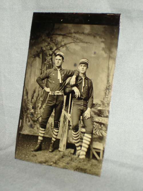 Fancy Uniform Tin Type
